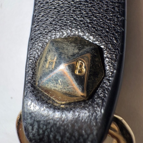 Henri Bendel Leopard Calf Hair Crossbody/ Shoulder Bag Purse Gold Chain - Picture 9 of 12